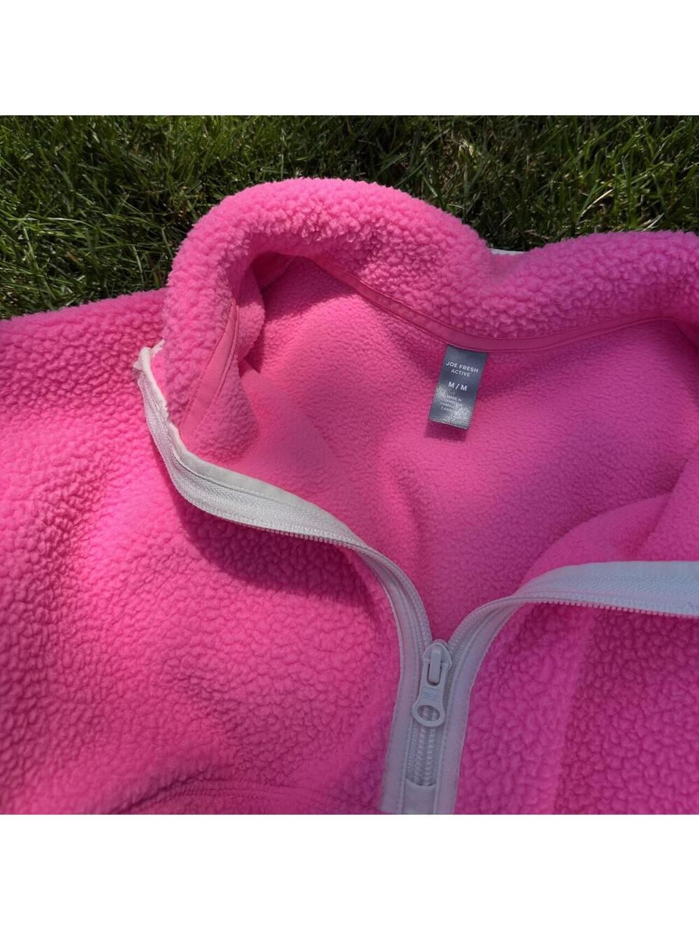 Pink Fleece Half-Zip Pullover 🎀 - Picture 5 of 5